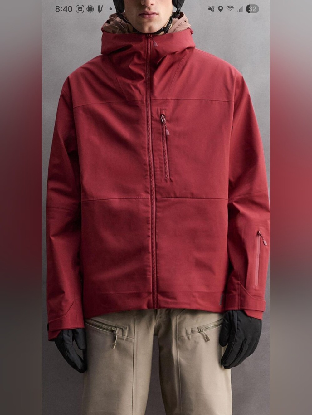 Waterproof Shell Ski Technical Jacket - Picture 3 of 16